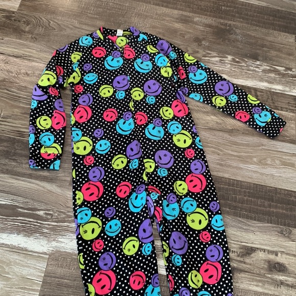 JOE BOXER onesie pajamas size medium with grippy feet - Picture 4 of 9